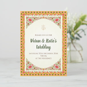 Indian Wedding invitation Digital Hindu invitation