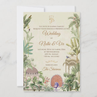Indian wedding invitation Digital Hindu Wedding