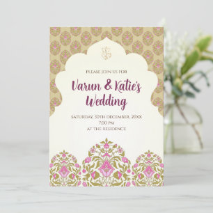 Indian Wedding invitation Digital Hindu wedding