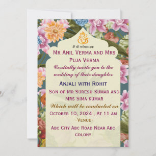 Indian Wedding Invitations