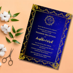 Indian Wedding Reception Invitation