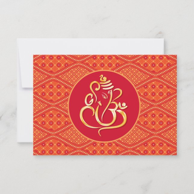 Indian Wedding RSVP (Front)