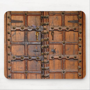 Indian Wooden Door Mouse Mat