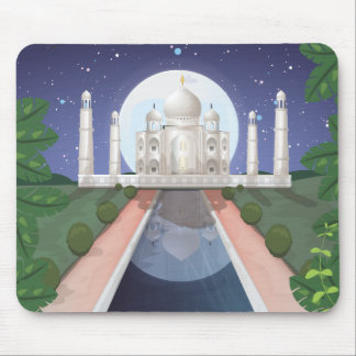 Indian world icon logo travel poster mouse mat