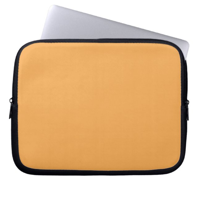 Indian Yellow Colour Background ready to customise Laptop Sleeve (Front)