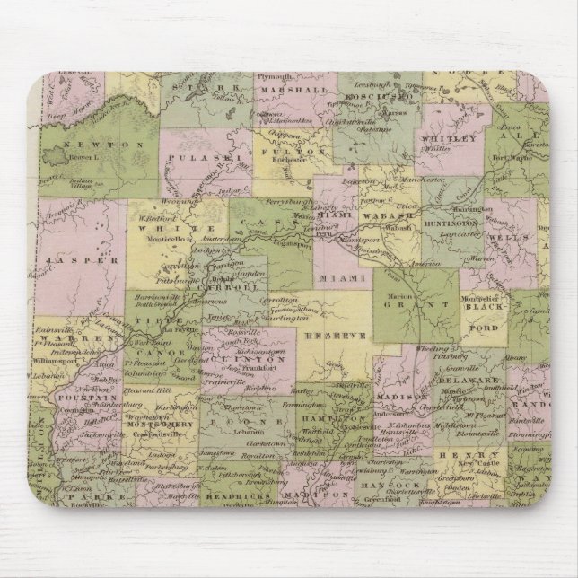 Indiana 12 mouse mat (Front)