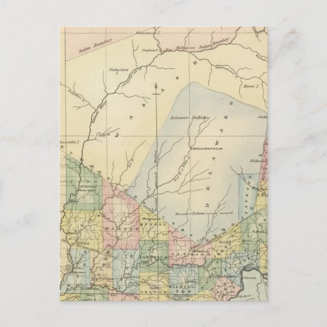 Indiana 4 postcard (Front)