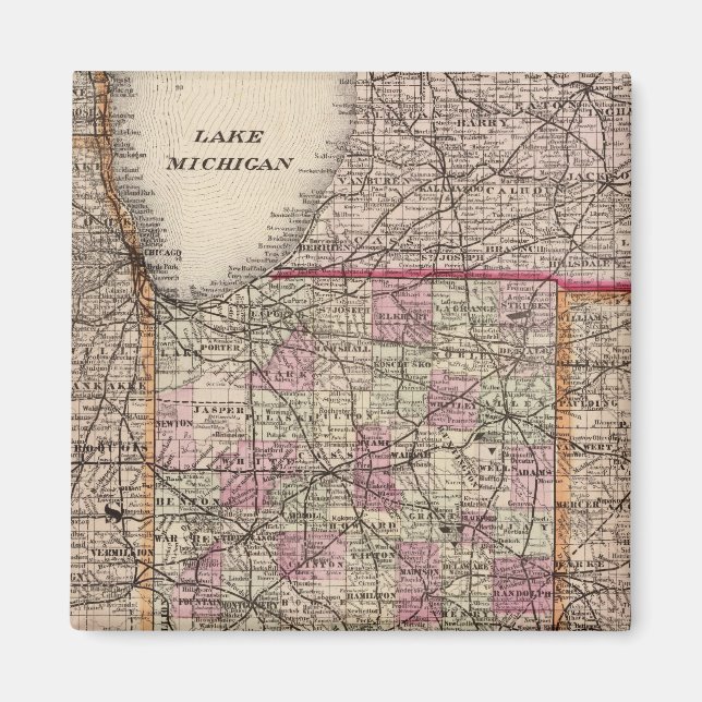 Indiana 5 magnet (Front)