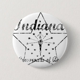 Indiana 6 Cm Round Badge