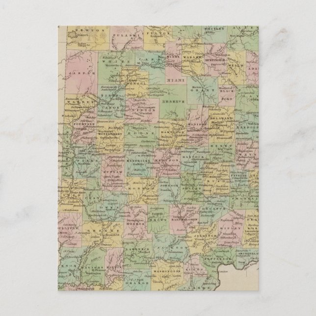 Indiana 7 postcard (Front)