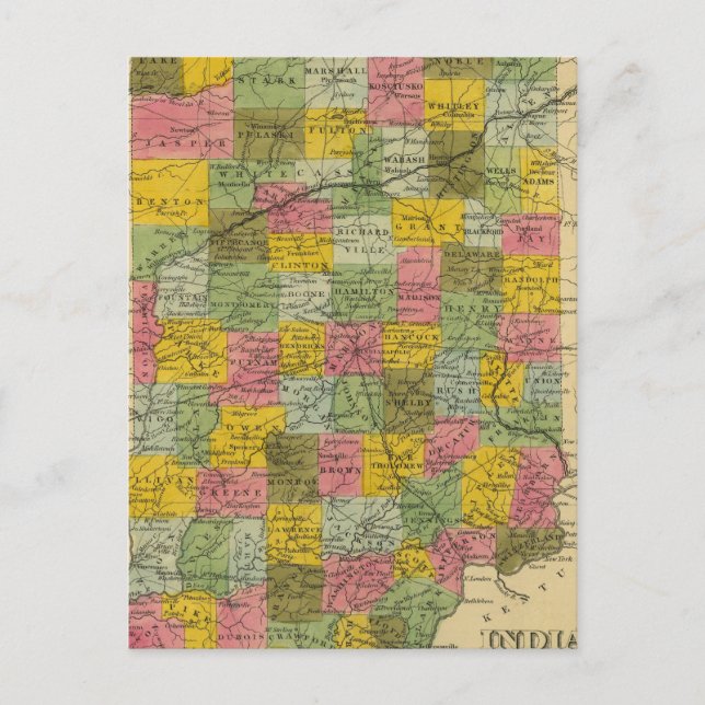 Indiana 9 postcard (Front)