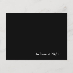 Indiana at Night Postcard