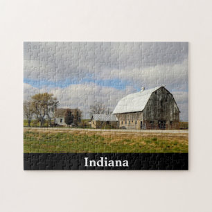Indiana Barn Jigsaw Puzzle