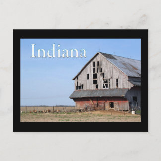 Indiana barns postcard