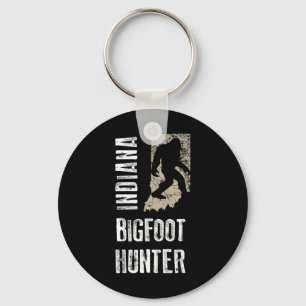 Indiana Bigfoot Hunter Key Ring