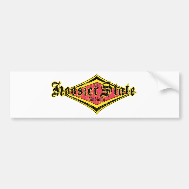 Indiana Bumper Sticker (Front)