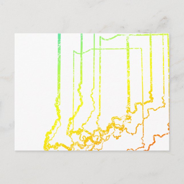 indiana chill blur postcard (Front)