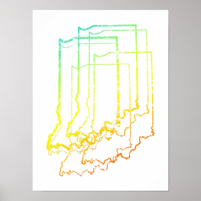 indiana chill blur poster (Front)