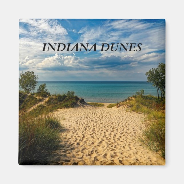 Indiana Dunes, Lake Michigan Magnet (Front)