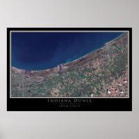 Indiana Dunes National Lakeshore Satellite Map