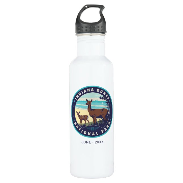 Indiana Dunes National Park 710 Ml Water Bottle (Front)