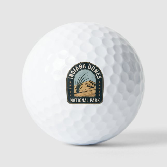 Indiana Dunes National Park Adventure Golf Balls (Front)