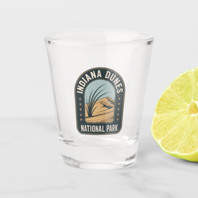 Indiana Dunes National Park Adventure Shot Glass (Front)