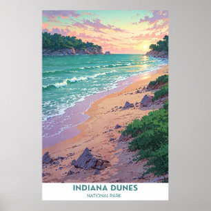 Indiana Dunes National Park, America Poster