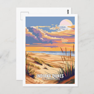 Indiana Dunes National Park Indiana USA  Postcard