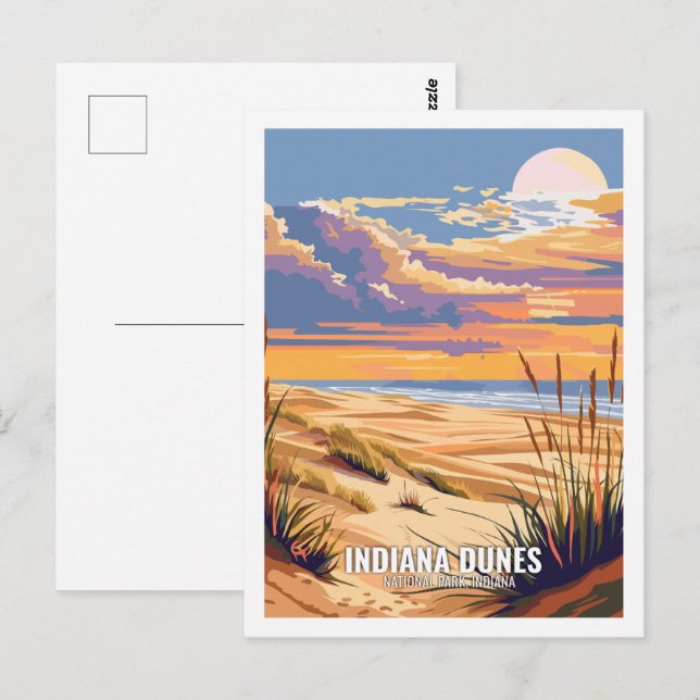 Indiana Dunes National Park Indiana USA  Postcard (Front/Back)