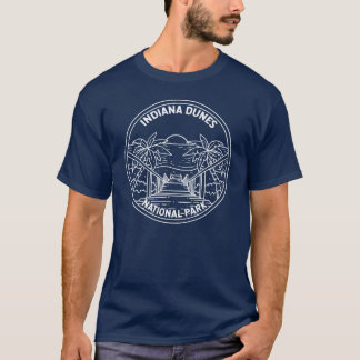 Indiana Dunes National Park Monoline T-Shirt