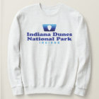 Indiana Dunes National Park Retro Badge Arrowhead 