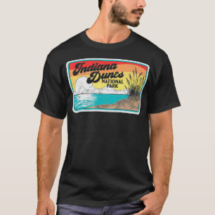Indiana Dunes National Park Retro Vintage 80s Grap T-Shirt