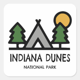 Indiana Dunes National Park Square Sticker