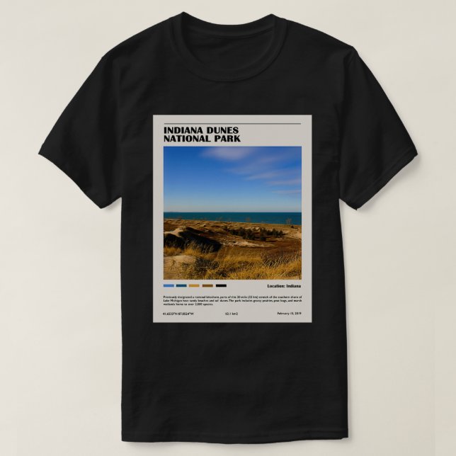 Indiana Dunes national park T-Shirt (Design Front)
