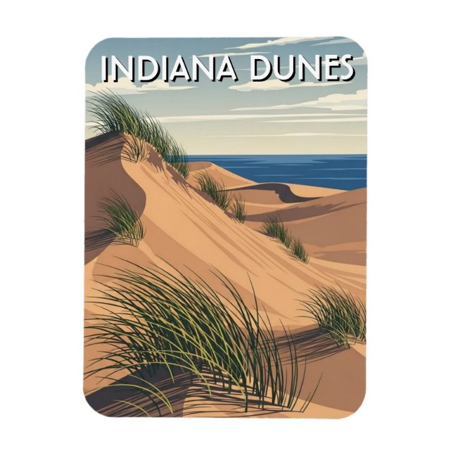 Indiana Dunes National Park Travel Magnet (Vertical)