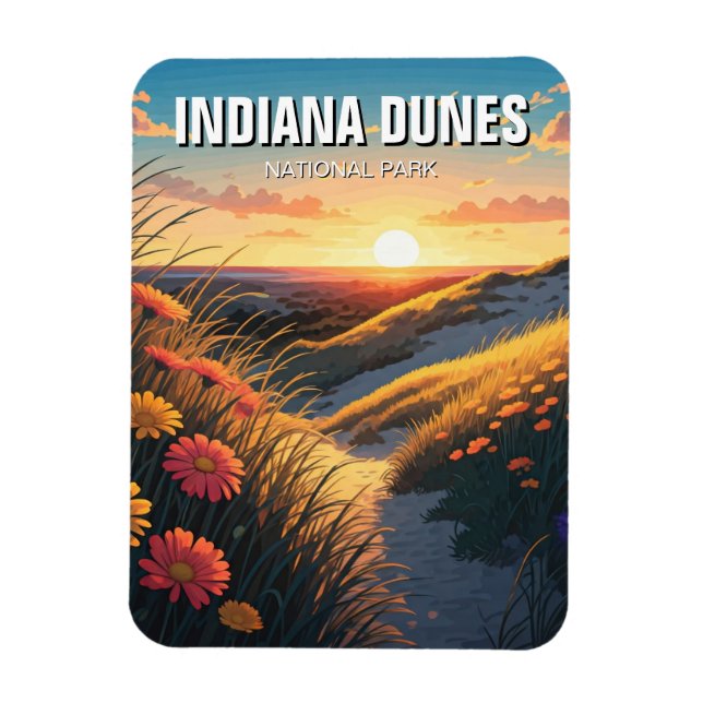 Indiana Dunes National Park Travel Magnet (Vertical)