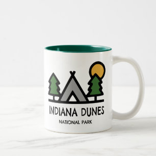 Indiana Dunes National Park Two-Tone Coffee Mug