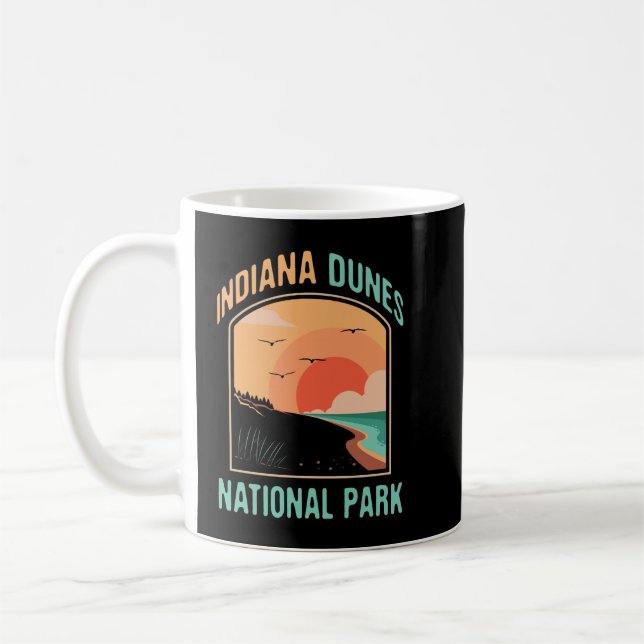 Indiana Dunes National Park US Gift  Coffee Mug (Left)