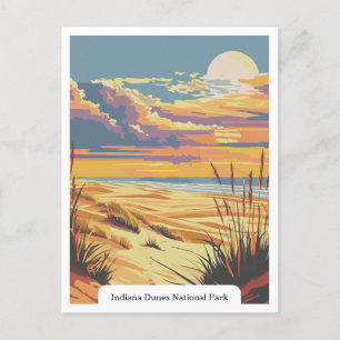 Indiana Dunes National Park USA Postcard