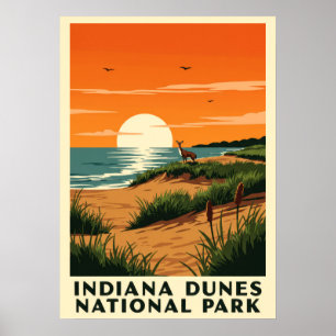 Indiana Dunes National Park V02 Poster