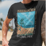 Indiana Dunes National Park Vintage Distressed T-Shirt<br><div class="desc">Indiana Dunes vector artwork design. The park is a United States national park located in northwestern Indiana managed by the National Park Service.</div>