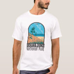 Indiana Dunes National Park Vintage T-Shirt<br><div class="desc">Indiana Dunes vector artwork in a window style design. The park is a United States national park located in northwestern Indiana managed by the National Park Service.</div>