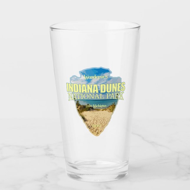Indiana Dunes NP (arrowhead) Glass (Front)