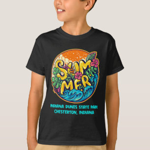 Indiana Dunes State Park Chesterton Indiana Summer T-Shirt