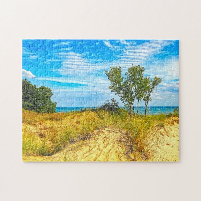 Indiana Dunes State Park Michigan. Jigsaw Puzzle (Horizontal)