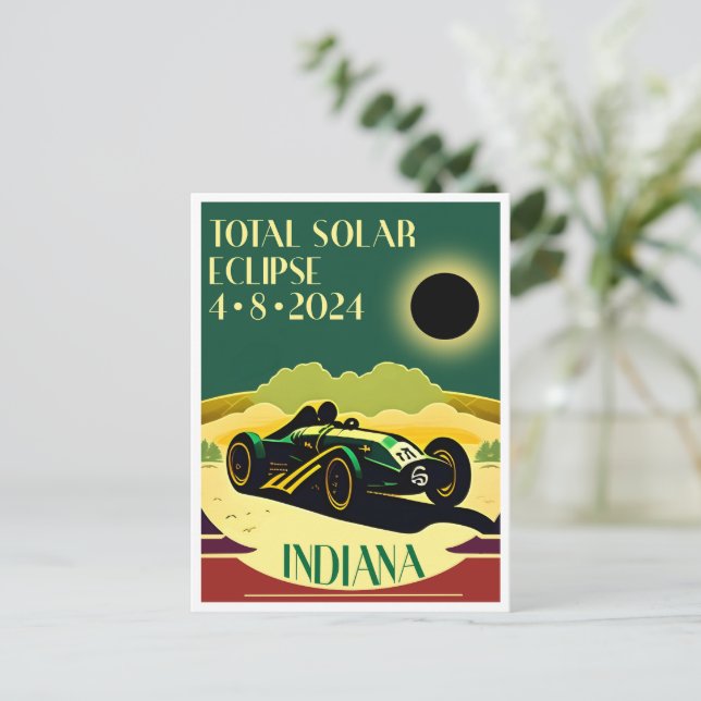 Indiana Eclipse Postcard (Standing Front)