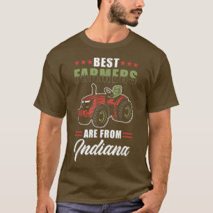 Indiana Farmer Pride Best Farmers are from Indian T-Shirt