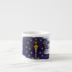 Indiana Flag Espresso Cup