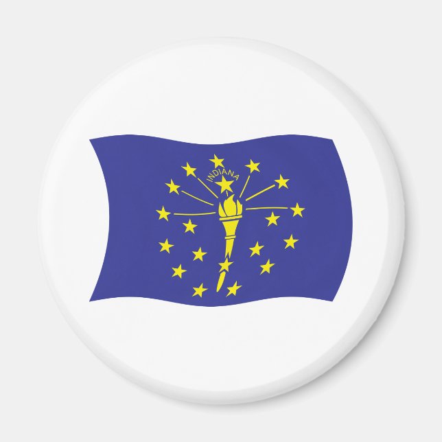 Indiana Flag Magnet (Front)